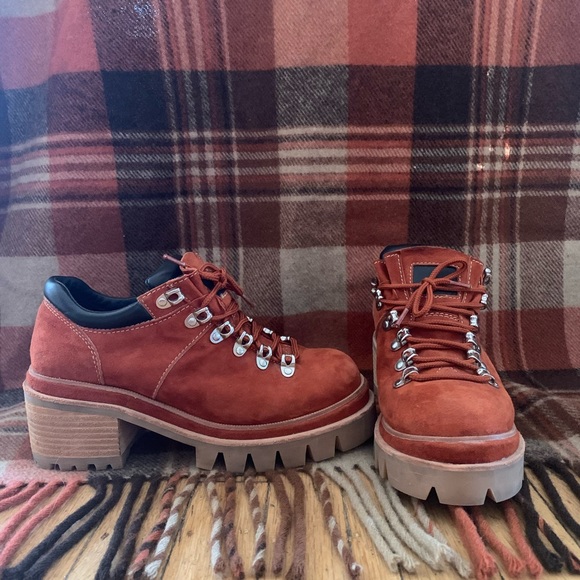 Jeffrey Campbell Hiking Boot Sz 9 - Picture 2 of 8